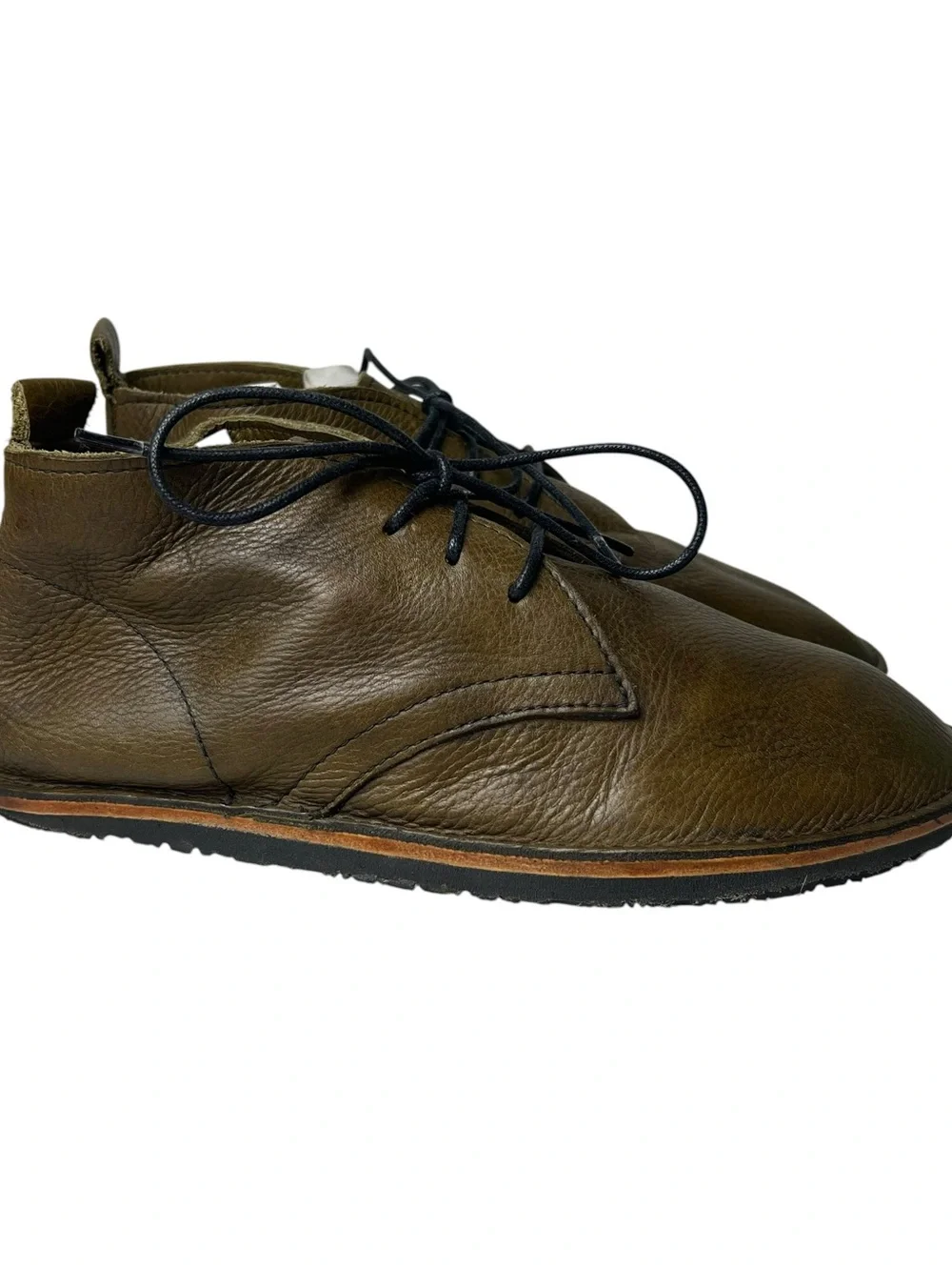 SoftStar Hawthorne Minimalist Barefoot Unisex M8/W9.5 Brown Leather Chukka Boots